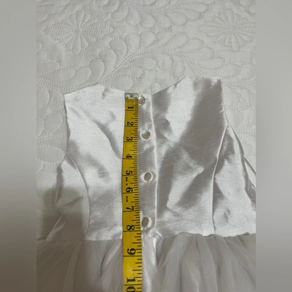 David's Bridal White Gown For Girl - Picture 14 of 16